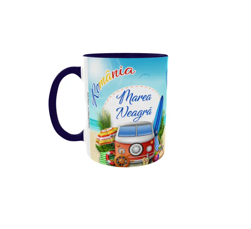 Marea neagra, model 1, cana ceramica, 330ml